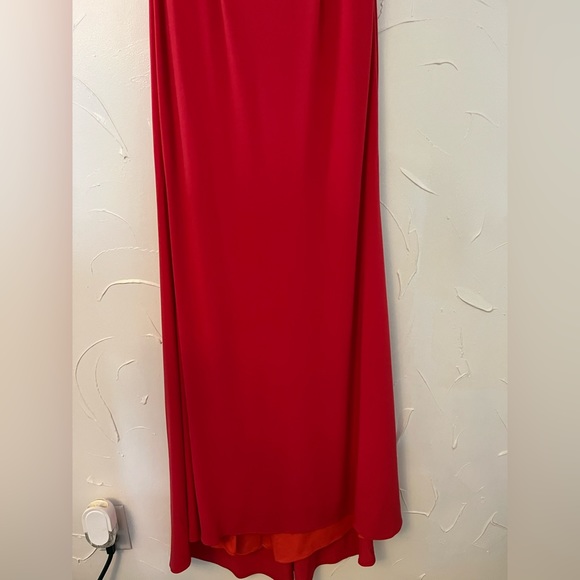 NWT Kasey J Red Mermaid Dress by Jasmine Size 8 - Picture 7 of 14
